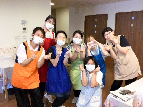 手厚い介護と専門職員