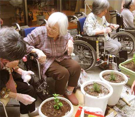 特養での生活風景のイメージ
